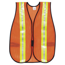 MCR Safety Reflective Fluorescent Safety Vest