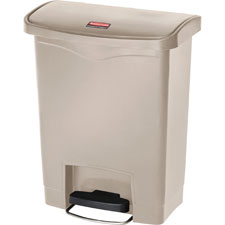 Rubbermaid Comm. 8G Slim Jim Front Step Container