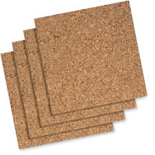 Quartet Natural Cork Board Tiles