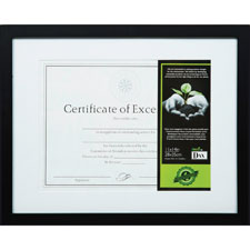 Burns Grp. FSC Certified Black Wooden Frame