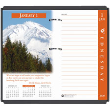 Doolittle Earthscapes Daily Desk Calendar Refill
