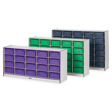 Jonti-Craft Rainbow Accents Cubbie Mobile Storage