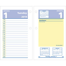 AT-A-GLANCE QuickNotes Daily Desk Calendar Refill