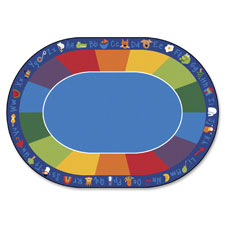 Carpets for Kids Fun With Phonics Oval Seating Rug