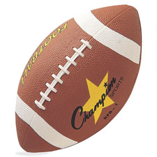 Champion Sports Official Size Rubber Football