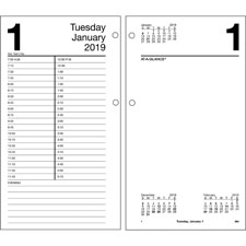 AT-A-GLANCE Large Daily Desk Calendar Refill