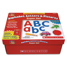 Scholastic Res. Pre K-1 Letters/Pictures Super Set