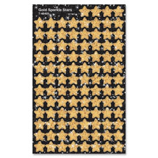 Trend Gold Sparkle Stars superShapes Stickers