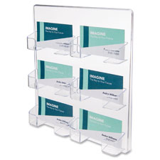 Deflecto Wall Mount Business Card Holder