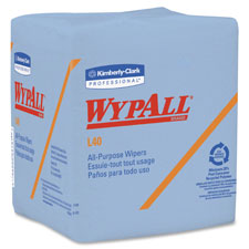 Kimberly-Clark WypAll L40 1/4-fold Wipers