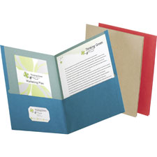 Oxford EarthWise Recycled Twin Pocket Folders
