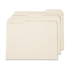 SKILCRAFT 1/3-cut 2-ply Top Tab File Folders
