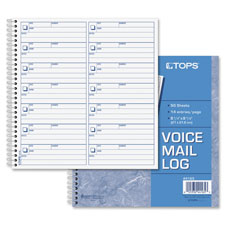 Tops Voice Message Log Book