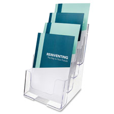 Deflecto 4-compartment Tiered Docuholder