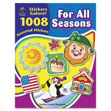 Teacher Created Res. Seasons Stickers Galore Book