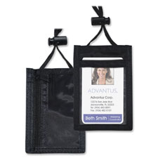 Advantus Vertical ID Neck Cord Pouch