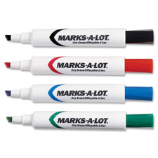Avery Marks-A-Lot Chisel Tip Dry-erase Markers