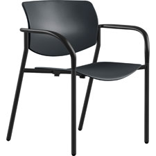 Lorell Stack Chairs w/Plastic Seat & Back