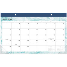 AT-A-GLANCE Marble Design Monthly Desk Pad