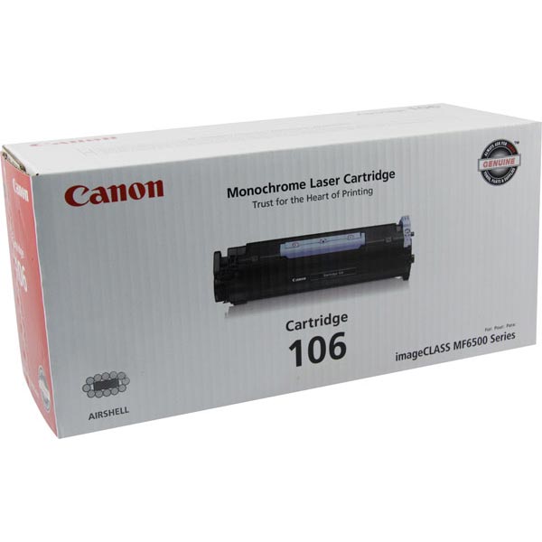 Canon 0264B001AA (Canon 106) Black OEM Toner Cartridge