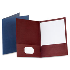 Oxford Linen Twin Pocket Portfolio