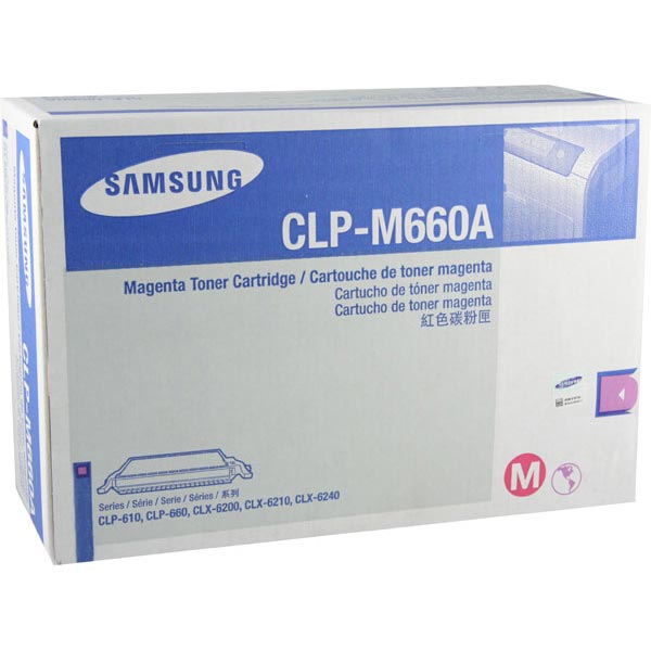 Samsung CLP-M660A Magenta OEM Toner Cartridge