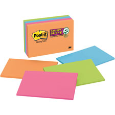 3M Post-it Super Sticky Bright Meeting Notes