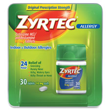 J & J Zyrtec Tablets