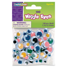Chenille Kraft 100-pc Wiggle Eyes Assortment