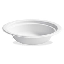 Huhtamaki 12oz White Disposable Bowls