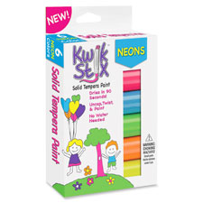 Pencil Grip Kwik Stix Tempera Paint Neon Sticks