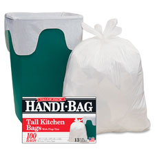 Webster Handi-Bag Flap Tie Tall Kitchen Bags