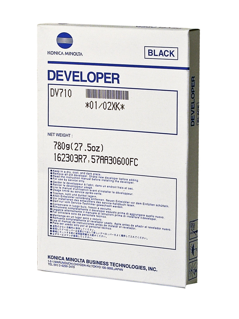 Konica Minolta DV-710 (02XK, DV710) Black OEM Developer