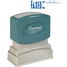 Xstamper Pre-Inked FAXED Title Stamp