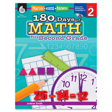 Shell Education 2nd Grade 180 Days of Math Book