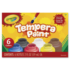 Crayola 6-color Tempera Paint