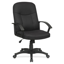 Lorell Executive Fabric Mid-back Chairs