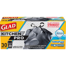 Clorox Glad Kitchen Pro 20-gal Drawstring Bags