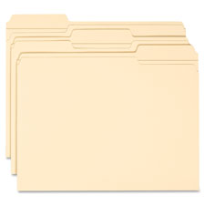 Smead Reinforced 1/3-cut Tab File Folders