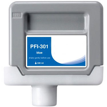 Premium Quality Blue Inkjet Cartridge compatible with Canon 1494B001 (PFI-301B)