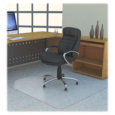 Lorell Polycarbonate Rectangular Studded Chairmats