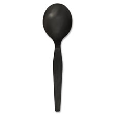 Genuine Joe Heavyweight Disposable Soup Spoons