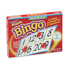 Trend Numbers Bingo Learning Game