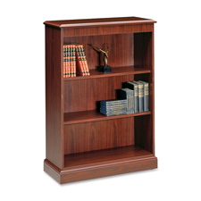 HON 94000 Series Mahogany Fixed Shelf Bookcase