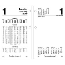 At-A-Glance Daily Financial Desk Calendar Refill