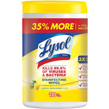 Reckitt & Benckiser Lysol Lemon/Lime Blossom Wipes