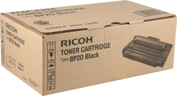 Ricoh 402455 (Type BP20) Black OEM Laser Toner Cartridge
