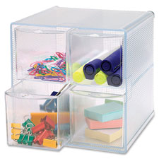 Bus. Source 4-drawer Storage Organizer