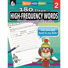 Shell Education Gr 2 180 Days of HF Words Resource
