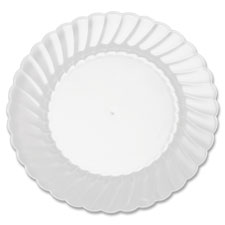 WNA Comet Classicware Hvywt Plastic Clear Plates